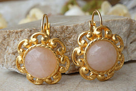 Rose Quartz Earrings