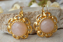 Rose Quartz Earrings