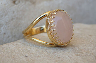 Rose Quartz Ring