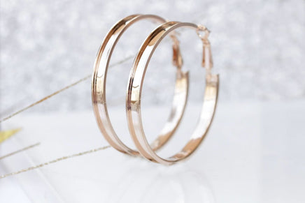 Round Hoop Earrings