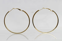 Round Hoop Earrings