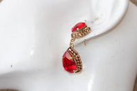 Ruby Chandelier Earrings