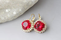 Ruby Earrings