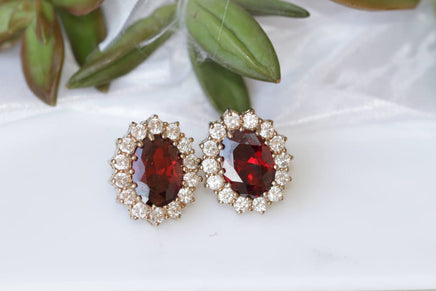 Ruby Earrings