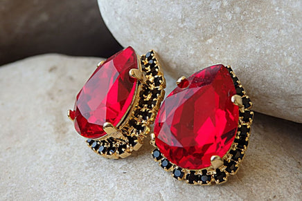 Ruby Earrings