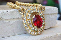 Ruby Red Necklace