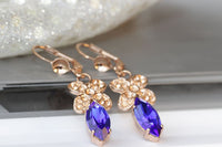 Sapphire Floral Drops