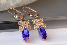 Sapphire Floral Drops