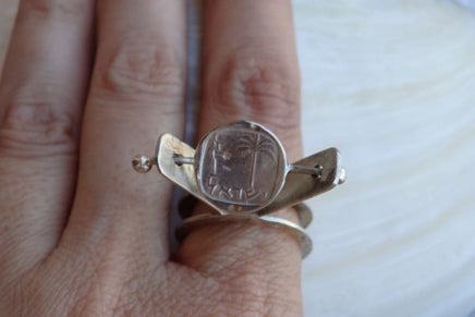 Signet Coin Silver Ring