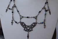 Silver Bib Necklace