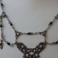 Silver Bib Necklace