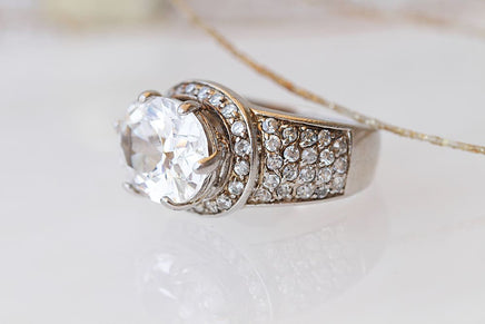 Silver Cz Ring