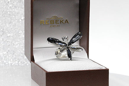 Silver Dragonfly Ring