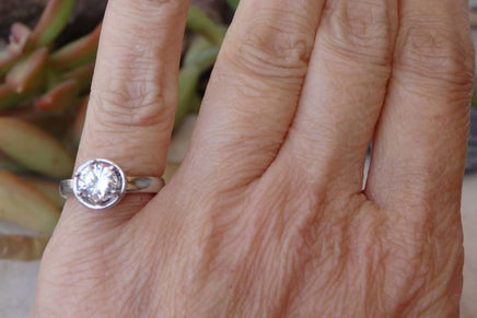 Silver Engagement Ring