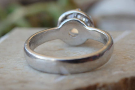 Silver Engagement Ring