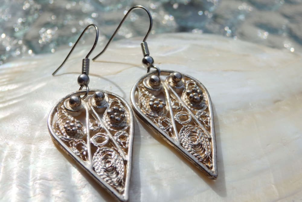 Handmade outlet Silver Earrings Bohemian Jewelry