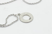 Silver Hebrew Necklace