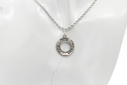 Silver Hebrew Necklace