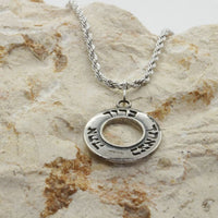 Silver Hebrew Necklace