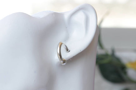 Silver Hoop Earrings