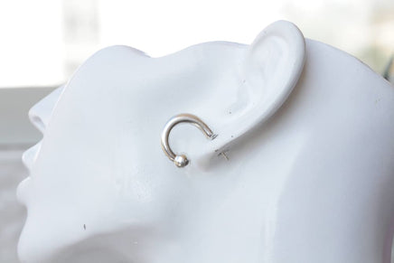 Silver Hoop Earrings