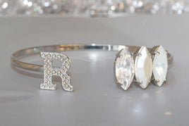 Silver Initial Bracelet