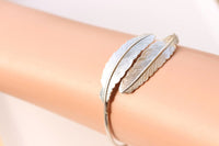 Silver Leaf Bracelet