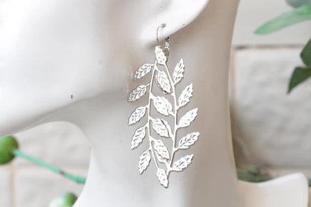 Silver Leaf Necklace