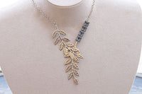 Silver Leaf Necklace