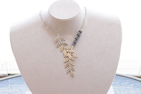 Silver Leaf Necklace