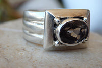 Silver Quartz Ring