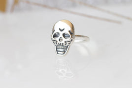 Silver Skull Ring