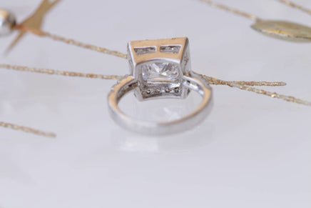 Silver Square Ring