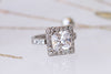 Silver Square Ring