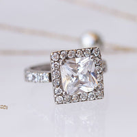 Silver Square Ring