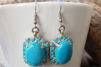 Silver Turquoise Earrings