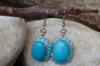 Silver Turquoise Earrings