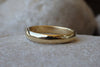 Simple Plain Wedding Band. 14K Solid Gold Ring. Womens Mens Gold Wedding Band For Her Him. Wedding Gold Band Ring. Gold Wedding Band Ring
