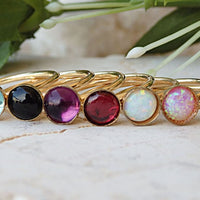Stackable Birthstone Ring. Thin Ring. Gold Stacking Rings. Gold Filled Rings. Minimalist Ring. Stackable Gemstone Rings. Custom Birthstone