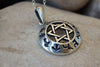 Star Of David Bar Mitzvah Necklace. Magen David Pendant. Silver 925 Mens Jewelry. Jewish Jewelry. Men Bar Mitzvah Gift Ideas.judaica Charms