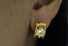 Star Of David Earrings. Jewish Earrings.jewish Jewelry..judaica Jewelry. Star Of David Hanukkah Earrings Gift. Gold Small Hoop Earrings.