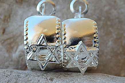 Star Of David Earrings. Jewish Earrings.jewish Jewelry..judaica Jewelry. Star Of David Hanukkah Earrings Gift. Gold Small Hoop Earrings.