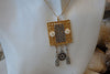 Star Of David Jewelry. Davids Violin Pendant. Kabbalah Jewelry. Star Of David Necklace. Bible Jewish Necklace.