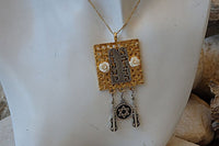 Star Of David Jewelry. Davids Violin Pendant. Kabbalah Jewelry. Star Of David Necklace. Bible Jewish Necklace.