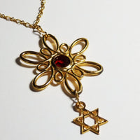 Star Of David Jewelry.star Of David Pendant.judaica Jewelry.jewish Necklace.jewish Jewelry.religious Necklace