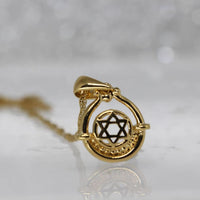 Star Of David Necklace. Gold Filled 14 K Star Of David Pendant. Chanukah Gift Hanukkah Gift. Judaic Jewelry. Bat Mitzvah Jewelry Gift Ideas