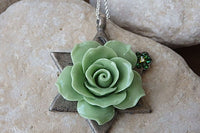 Star Of David Necklace Pendant. Judaica Jewelry. Jewish Necklace. Jewish Jewelry. Star Of David Jewelry