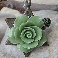 Star Of David Necklace Pendant. Judaica Jewelry. Jewish Necklace. Jewish Jewelry. Star Of David Jewelry