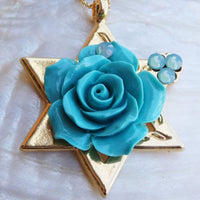 Star Of David Necklace.star Of David Pendant.judaica Jewelry.jewish Necklace.jewish Jewelry.star Of David Jewelry