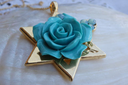 Star Of David Necklace.star Of David Pendant.judaica Jewelry.jewish Necklace.jewish Jewelry.star Of David Jewelry
